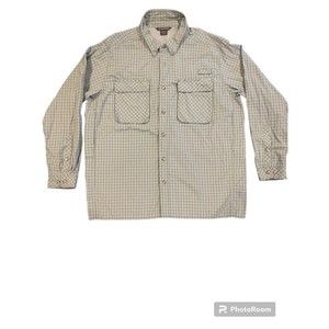 EXOFFICIO BUTTON FRONT SHIRT - MEN'S 2XL Vented/Fishing/Hiking Long Sleeve